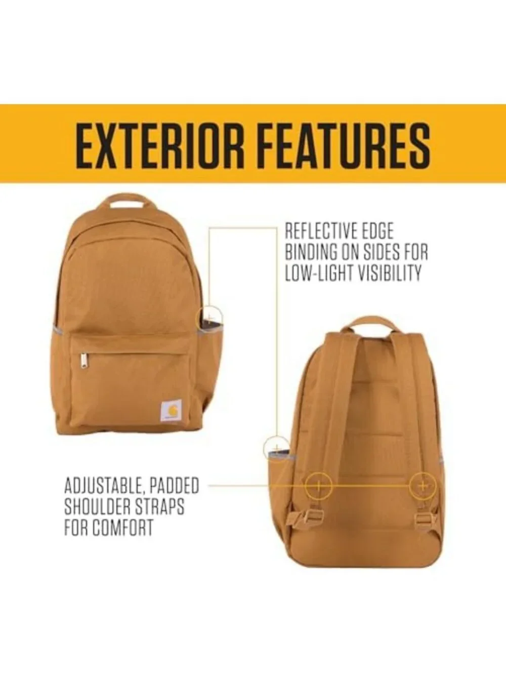 Stylish 21L Backpack in Gravel - Durable, Versatile, Perfect for School & Travel